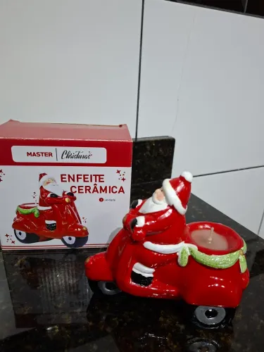 Enfeite em cerâmica natalino