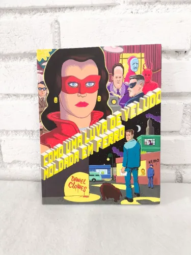 Como uma luva de veludo moldada em ferro capa dura livro hq Graphic Novel 