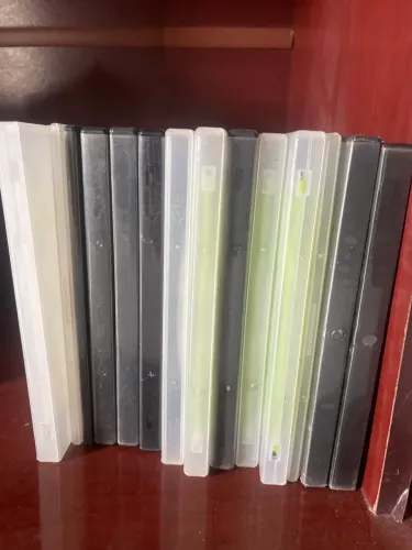 Caixas/Estojos de DVD (Pretas ou Brancas)