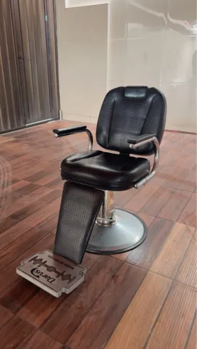 Cadeira de salão de beleza e barbeiro 