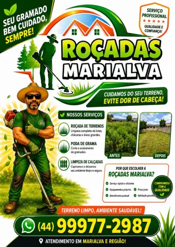Jardinagem, Jardineiro, Roçadas em terrenos (limpeza de terrenos) Marialva !