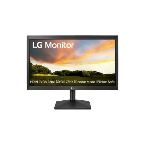 Monitor PC LG 19.5'' 20MK400H-B LED HD HDMI VGA (D-Sub) 75Hz 2ms(GtG)
