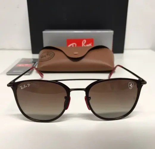 óculos de sol ray ban rb3601 ferrari coffe