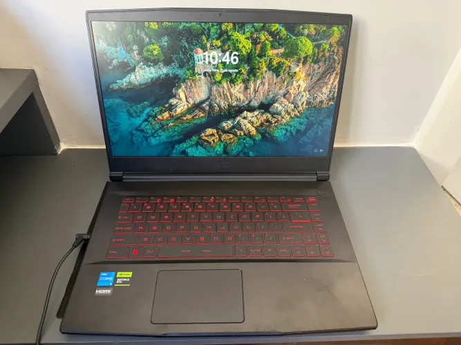 Notebook gamer MSI GeForce RTX 4060 | i5 12450H |16gb RAM - Pouquíssimo utilizado