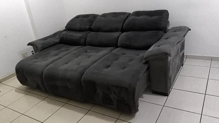 Sofa retratil e reclinavel 3 lugares