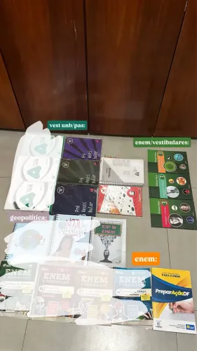 DOAÇÃO APOSTILAS ENEM/VESTIBULARES