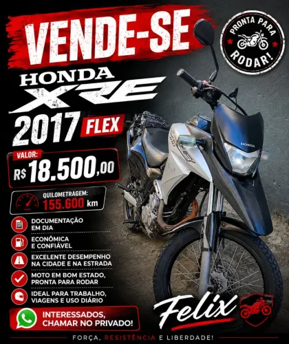 XRE 300 ano 2017