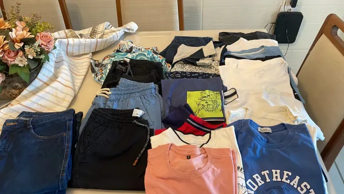 Lote de roupa infantil menino