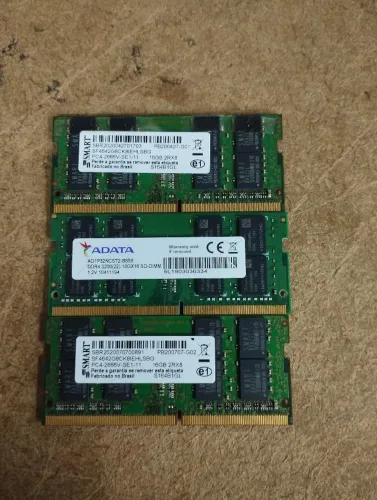 3 memória 16gb ddr4 notebook