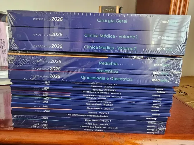 LIVROS MEDWAY EXTENSIVO 2025/2026 - KIT COMPLETO