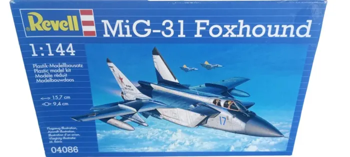Kit para montar Revell 1:144 Mig - 31 Foxhound