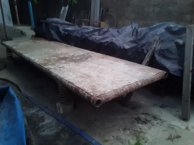 Mesa vibratória para premoldados