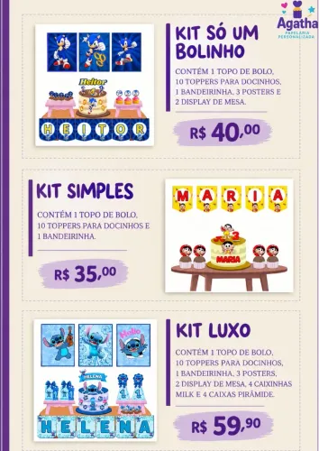 Kit festa 