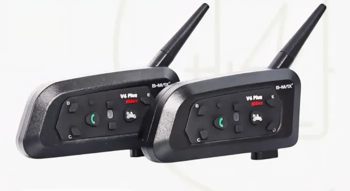Par de intercomunicadores v6 plus pra capacete, resistente a água, nunca usado, na caixa