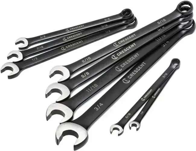 Crescent Conjunto de chaves SAE de combinação de padrão longo de 12 pontos X10 CCWS9BS 9
