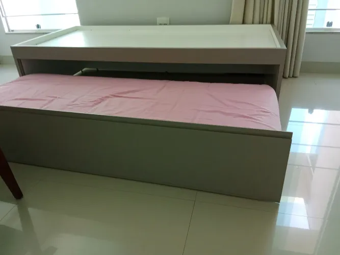 Cama planejada Mdf com cama auxiliar