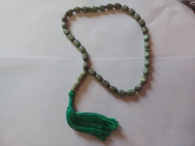 Terço Para Oração. Masbaha. Tasbih. 33 Contas Vrrdes. Importado do Oriente Médio.