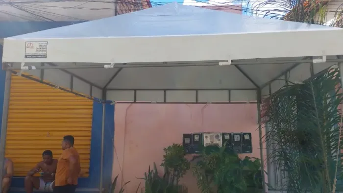 Toldos para eventos tamanho 4x4, 5x5 e 6x6