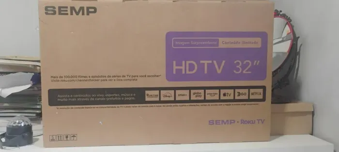 TV smart na caixa!