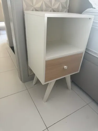 Criados mudos brancos 100% MDF (2und)
