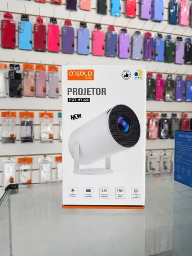Projetor HY320 HD 720P Nativo Suporte 4K Novo Lacrado