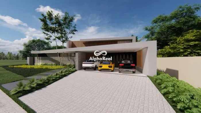 1.350.000,00 Lote plano e amplo com projeto linear de 500m²aprovado - Cond. Ár