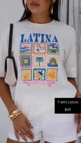 Camisa Latina Feminina