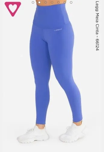 Calça legging meia cinta da Romance 