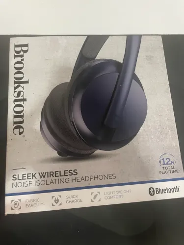 Fone Brookstone Sleek Wireless Bluetooth | Praticamente Novo + Caixa
