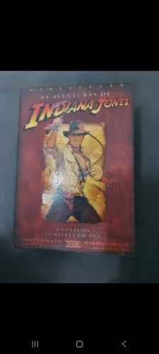 Box DVD Indiana Jones - Coleção Completa Original + Disco de Extras