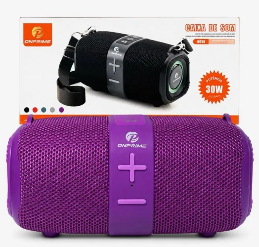 Caixa de Som Portátil Bluetooth RBG