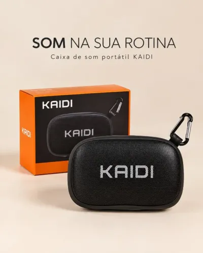 CAIXA DE SOM SEM FIO - KAIDI