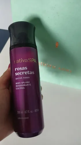 Body splash Rosas Secretas O Boticário 68 reais