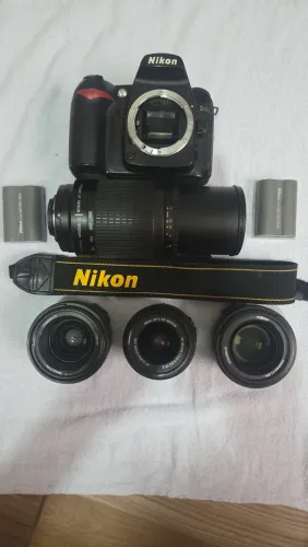 Câmera fotográfica nikon d90 completa