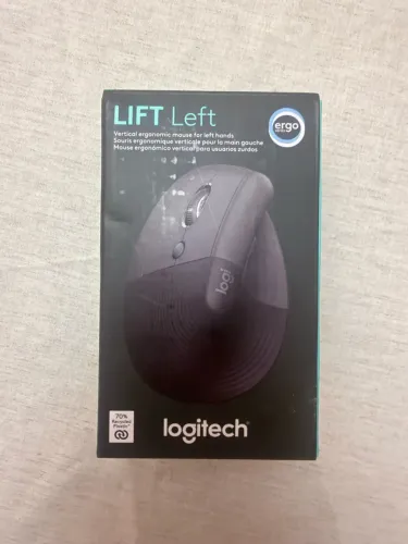 Mouse bluetooth logitech lift left para canhotos - novo