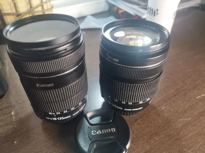 Lente canon 18-135