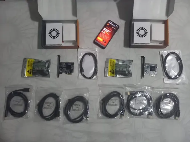 Kit DMA 75T, Fuser 240hz e MAKCU + Firmware