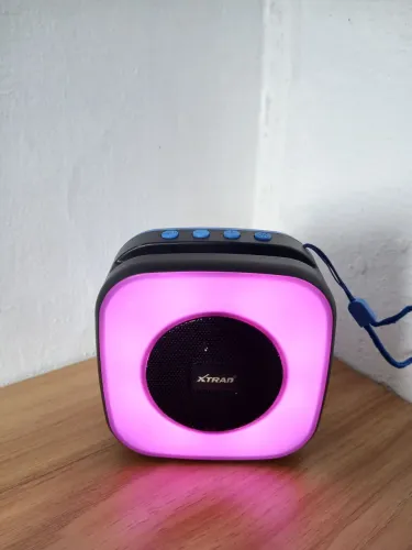 Caixa de som Bluetooth RBG portátil x-trad MK-2003