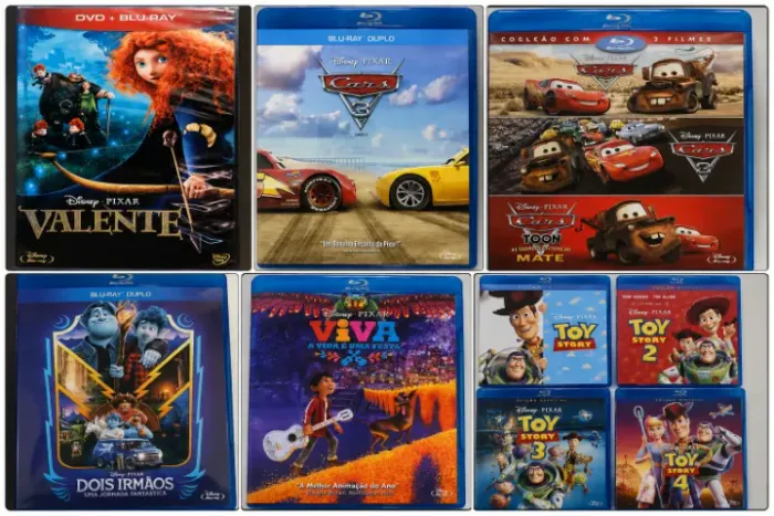 BLU-RAY DISNEY PIXAR COLEÇÃO - LISTA E VALORES NA DESCRIÇÃO - EM ESTADO DE NOVOS