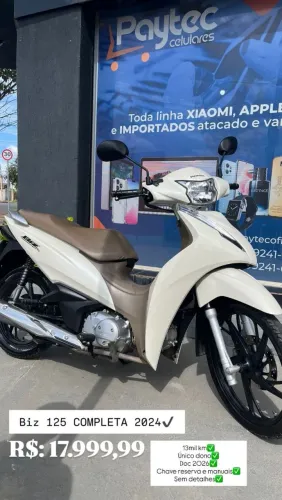 Biz 125 2024 COMPLETA EXTRA