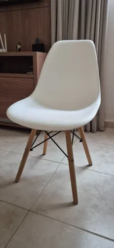 Cadeira de Estudos Eames Eiffel - Branca