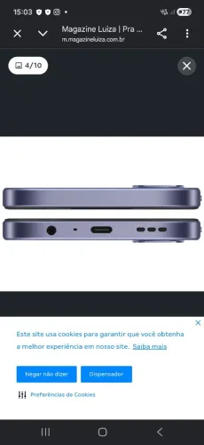 Vendo um celular novo na caixa  com nota fiscal 