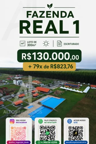 Fazenda Real 1 - Excelente Lote para Construir