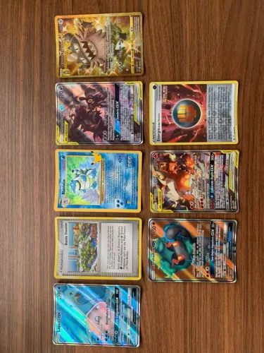 Pacote +150 Cartas Pokémon TCG | GX, Raras e Edição Especial