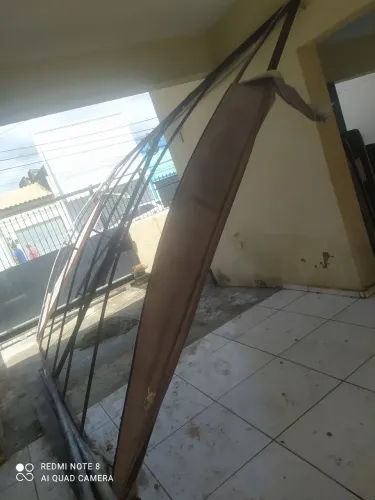 Toldo 3,40 x 5,0 sem lona, como mostra a imagem,.