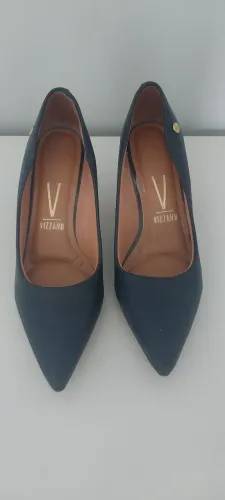 Scarpin clássico marinho