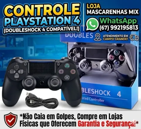 Controle Playstation 4 Sem Fio COD: 0108