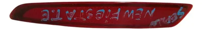 Lente Parachoque Traseiro Esquerdo New Fiesta Sedan 13/17 Vermelho
