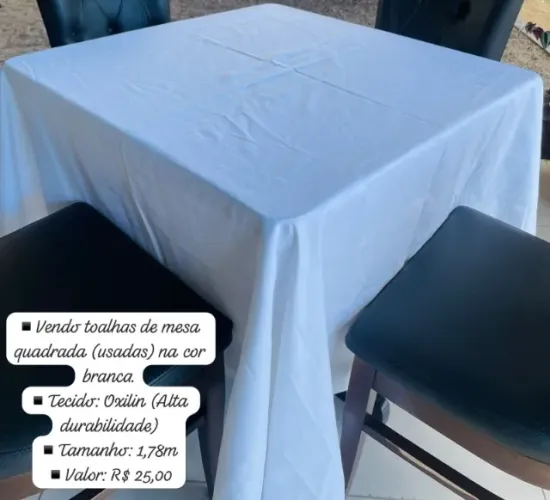toalha de mesa quadrada