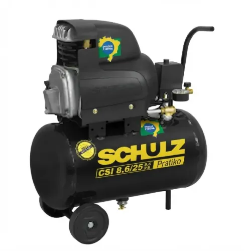 Compressor De Ar Pratiko Csi 8,6/ 25 Litros 2hp Schulz